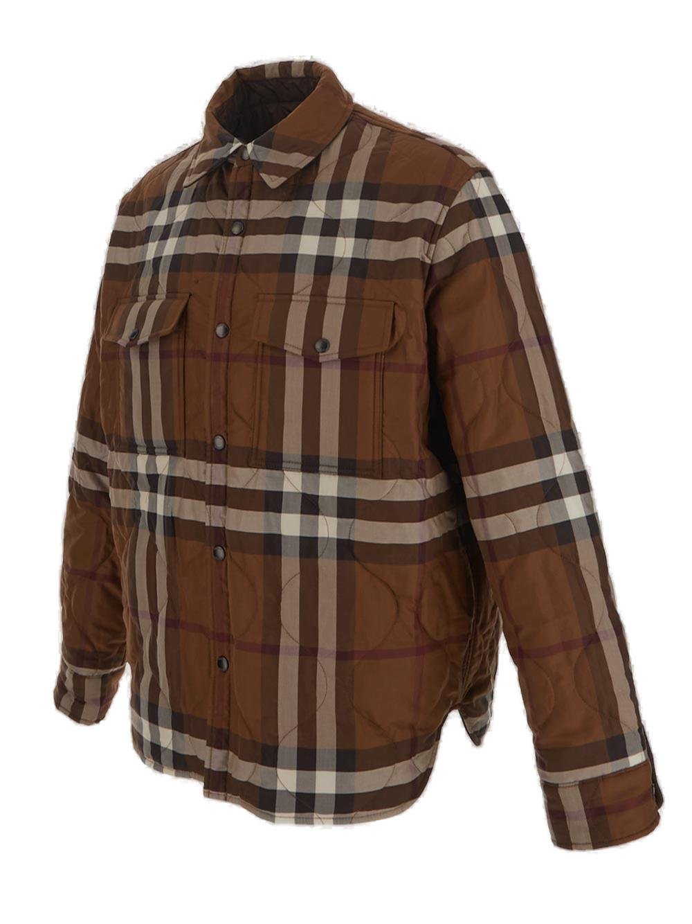 Burberry Reversible Checked Buttoned Overshirt