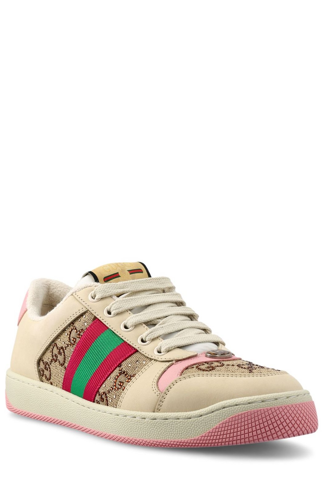 Gucci Screener Embellished Low-Top Sneakers