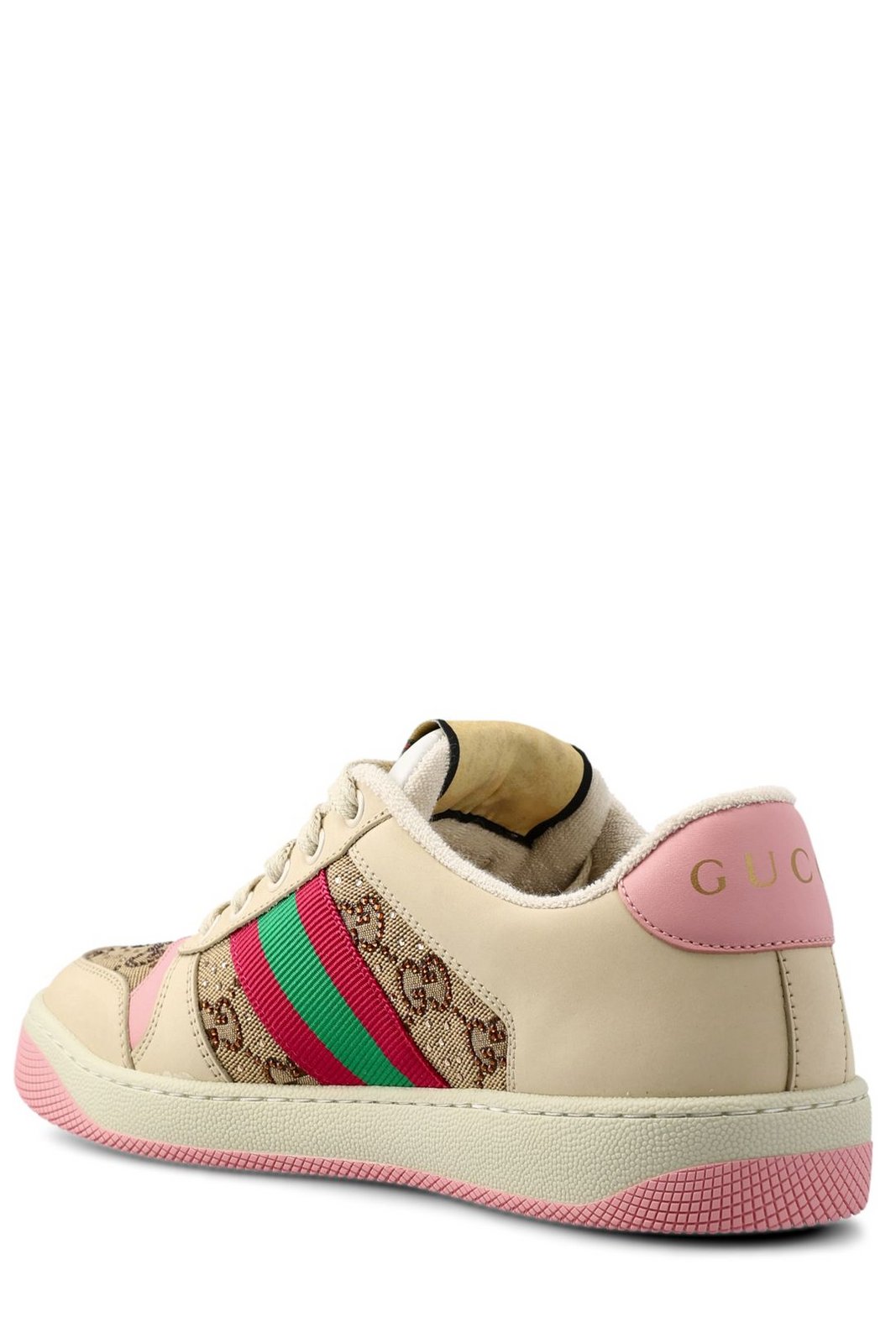 Gucci Screener Embellished Low-Top Sneakers