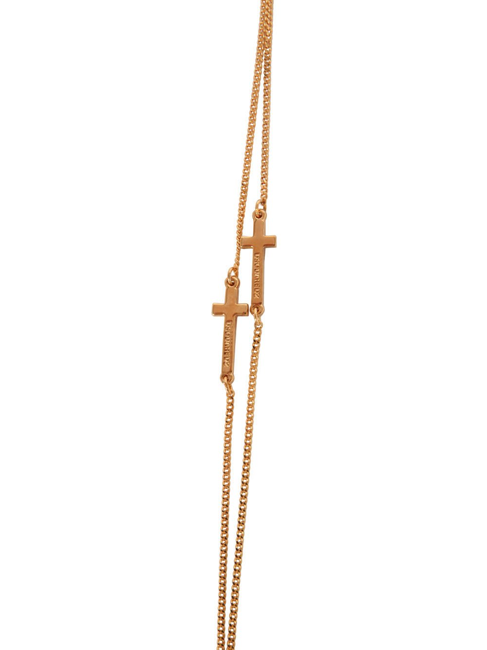 Dsquared2 Double Cross Logo-Engraved Bracelet