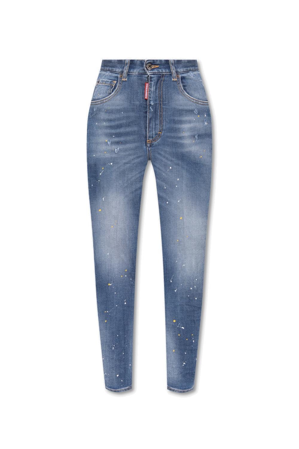 Dsquared2 High-Waist Cropped Jeans 2 Dsquared2 High-Waist Cropped Jeans