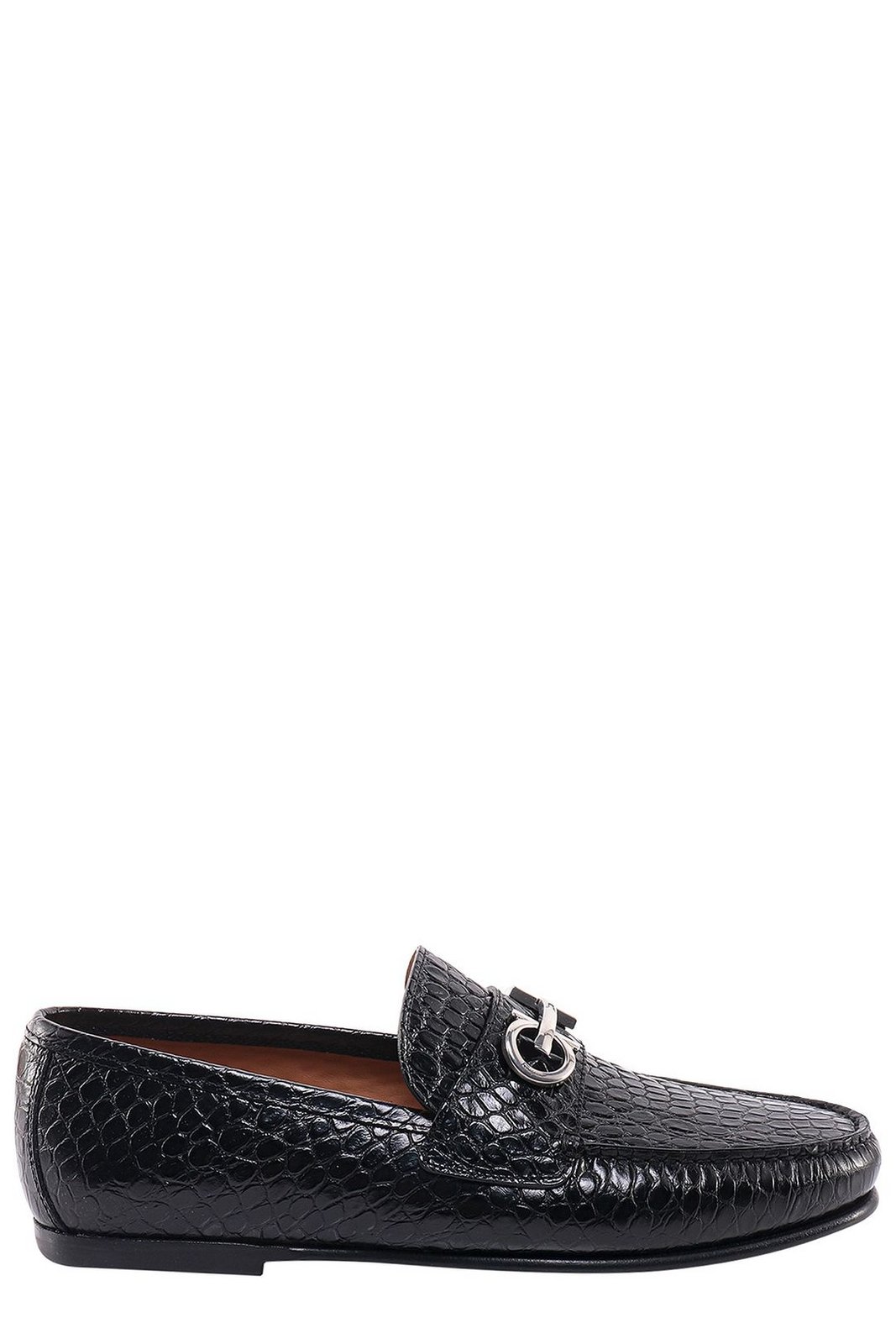 Ferragamo Embossed Slip-On Loafers