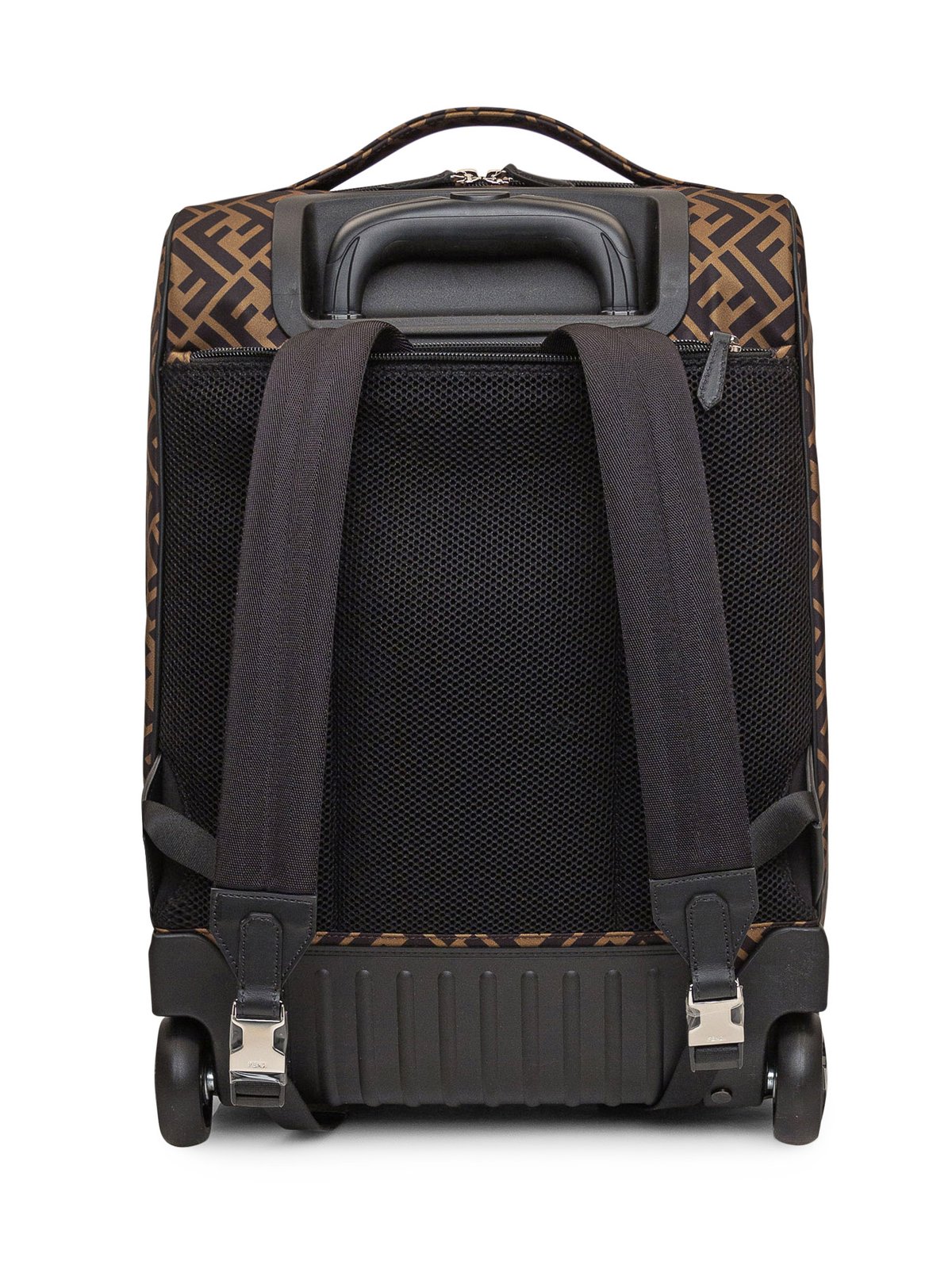 Fendi Kids All-Over Monogram Trolley School Backpack