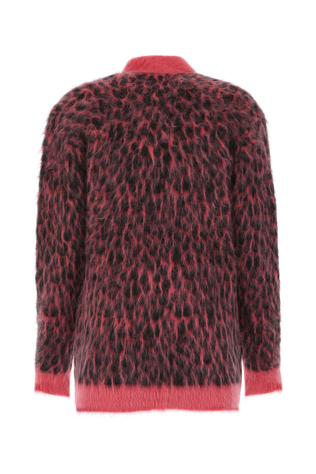 Saint Laurent Leopard Knitted Cardigan