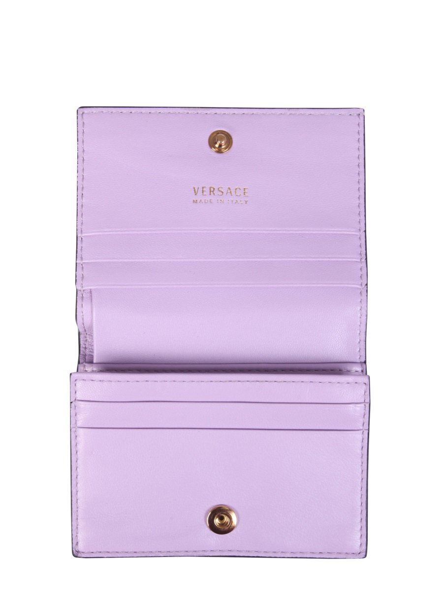 Versace Medusa Plaque Compact Wallet 1 Versace Medusa Plaque Compact Wallet