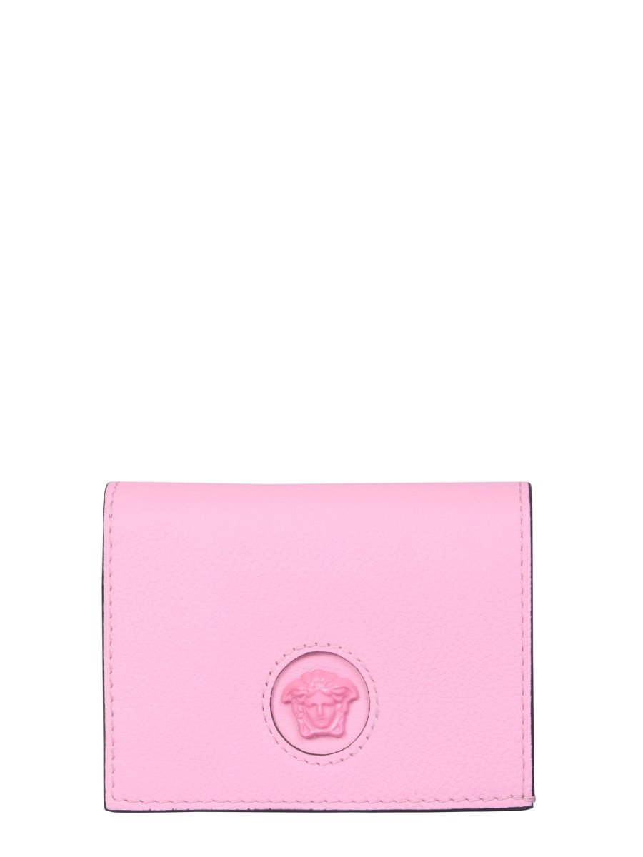 Versace Medusa Plaque Compact Wallet 2 Versace Medusa Plaque Compact Wallet