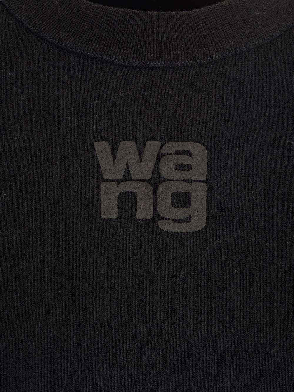T By Alexander Wang Logo Printed Crewneck Sweatshirt