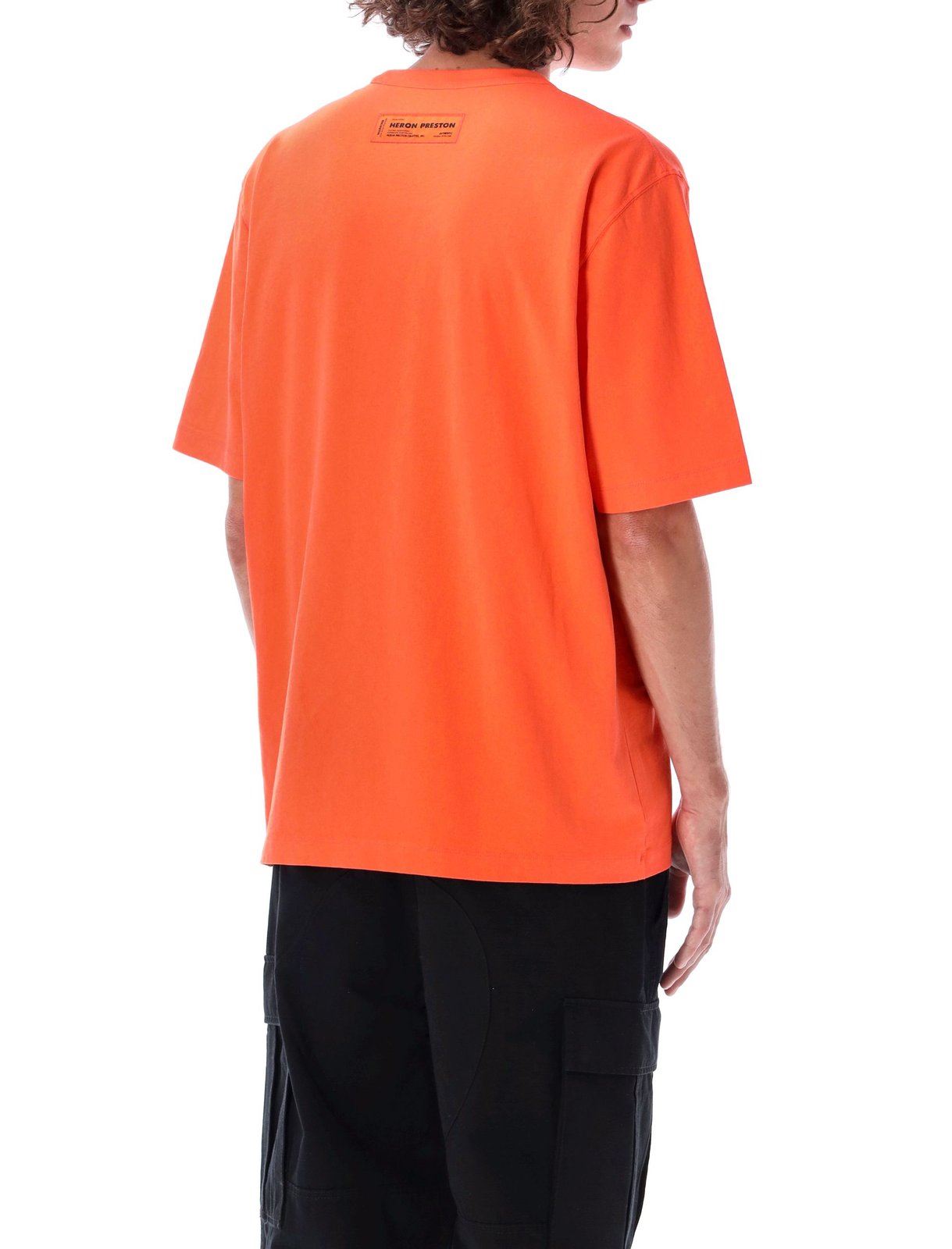 Heron Preston Logo Printed Crewneck T-Shirt