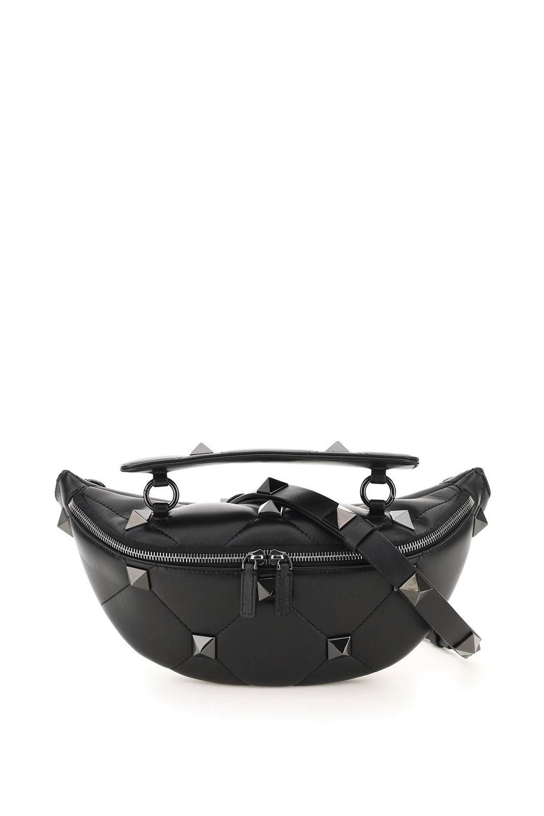 Valentino Garavani Roman Stud Zip-Up Belt Bag 2 Valentino Garavani Roman Stud Zip-Up Belt Bag
