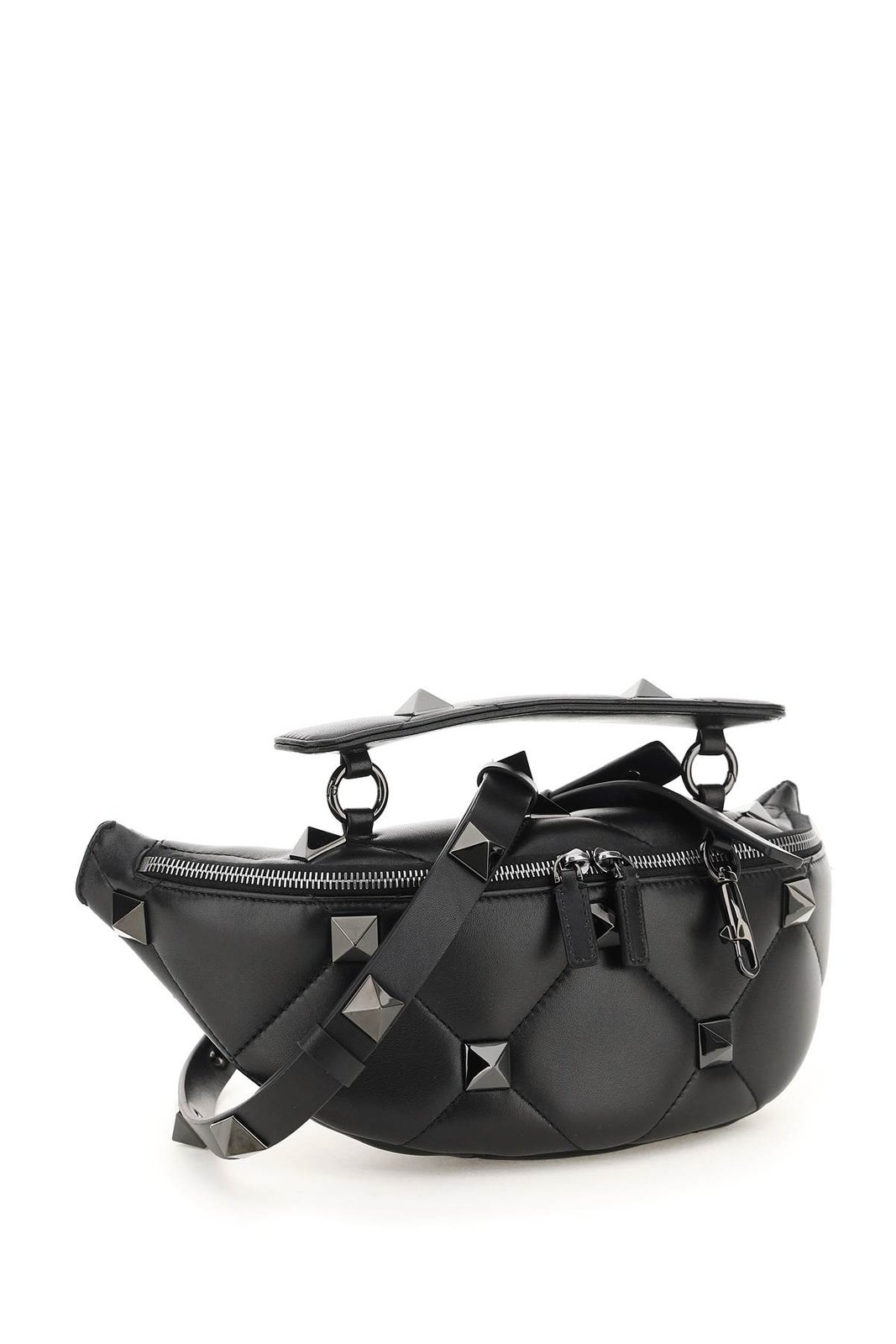 Valentino Garavani Roman Stud Zip-Up Belt Bag 4 Valentino Garavani Roman Stud Zip-Up Belt Bag