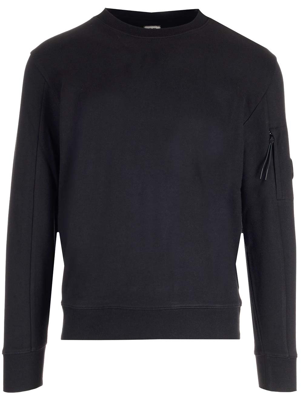 C.P. Company Logo Plaque Crewneck Sweatshirt