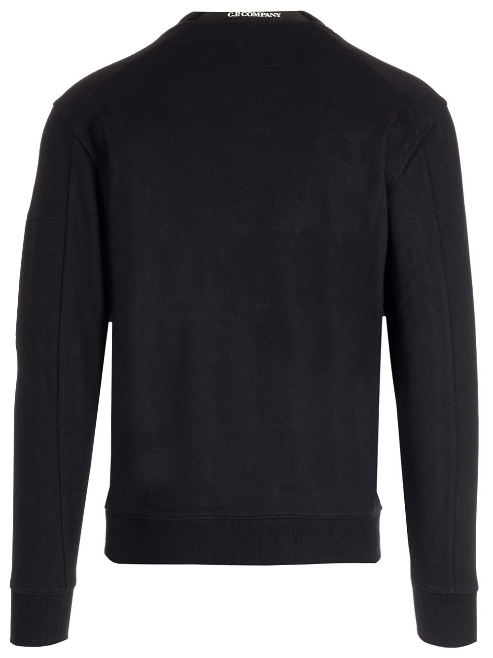C.P. Company Logo Plaque Crewneck Sweatshirt