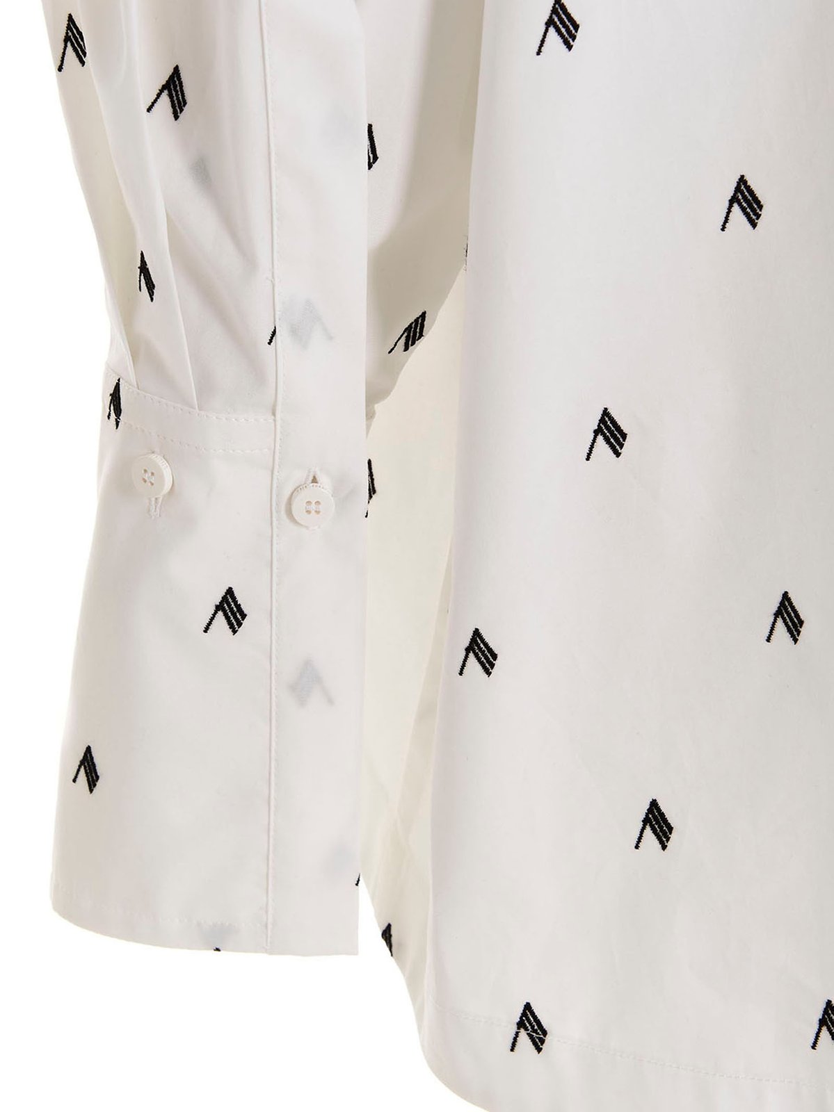 The Attico Diana Oversized Buttoned Shirt