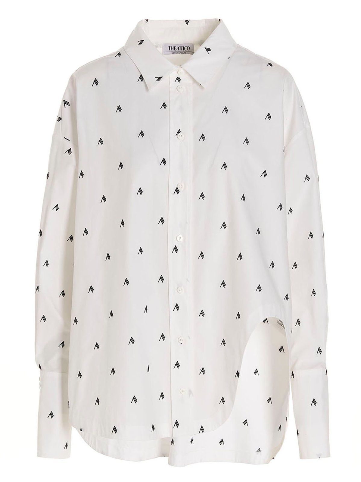The Attico Diana Oversized Buttoned Shirt