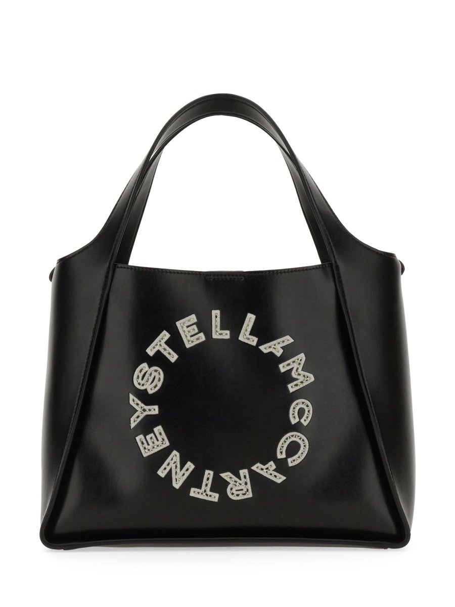 Stella McCartney Logo Detailed Top Handle Bag