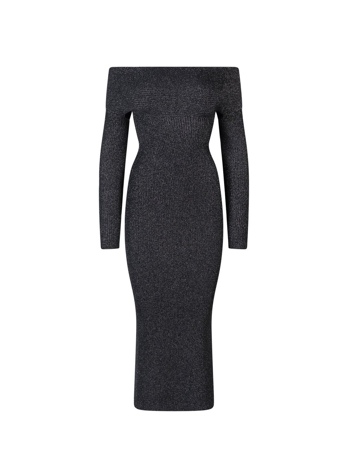 Khaite Marisole Off-Shoulder Midi Dress 2 Khaite Marisole Off-Shoulder Midi Dress