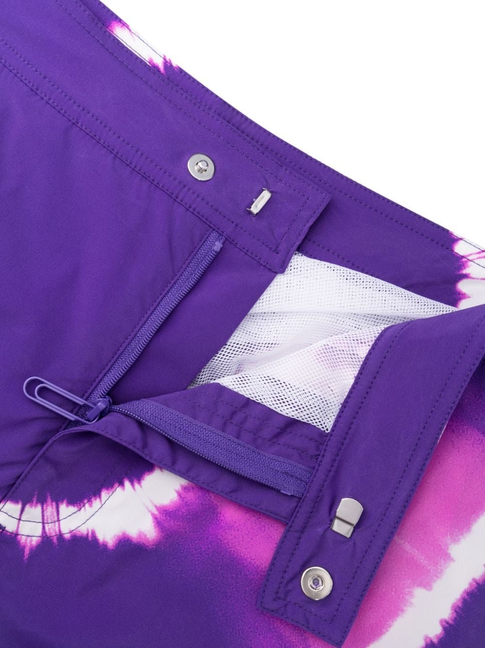 Off-White Tie-Dye Printed Swimming Shorts