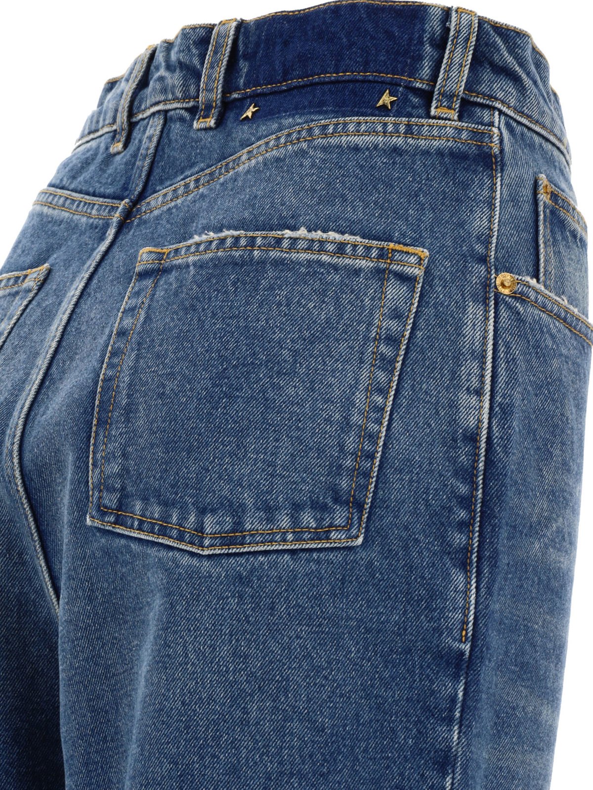 Golden Goose Deluxe Brand Kim Logo Patch Jeans
