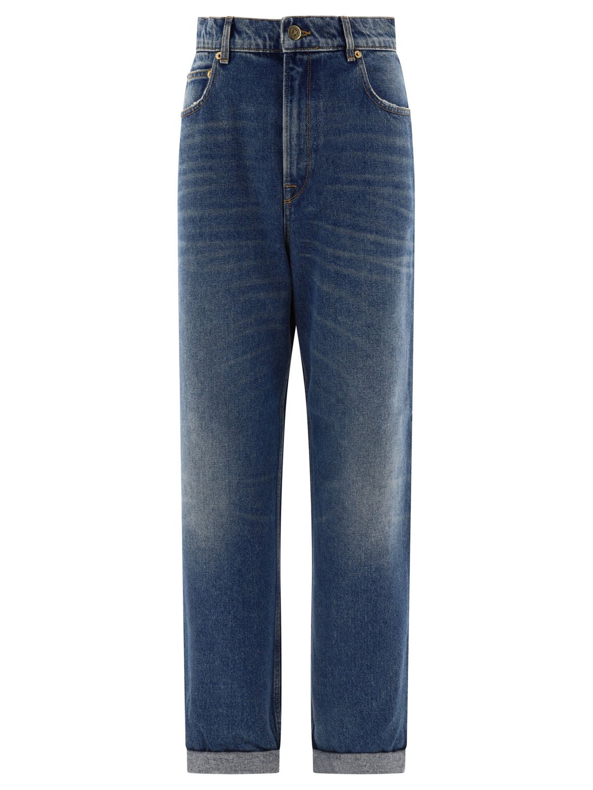 Golden Goose Deluxe Brand Kim Logo Patch Jeans