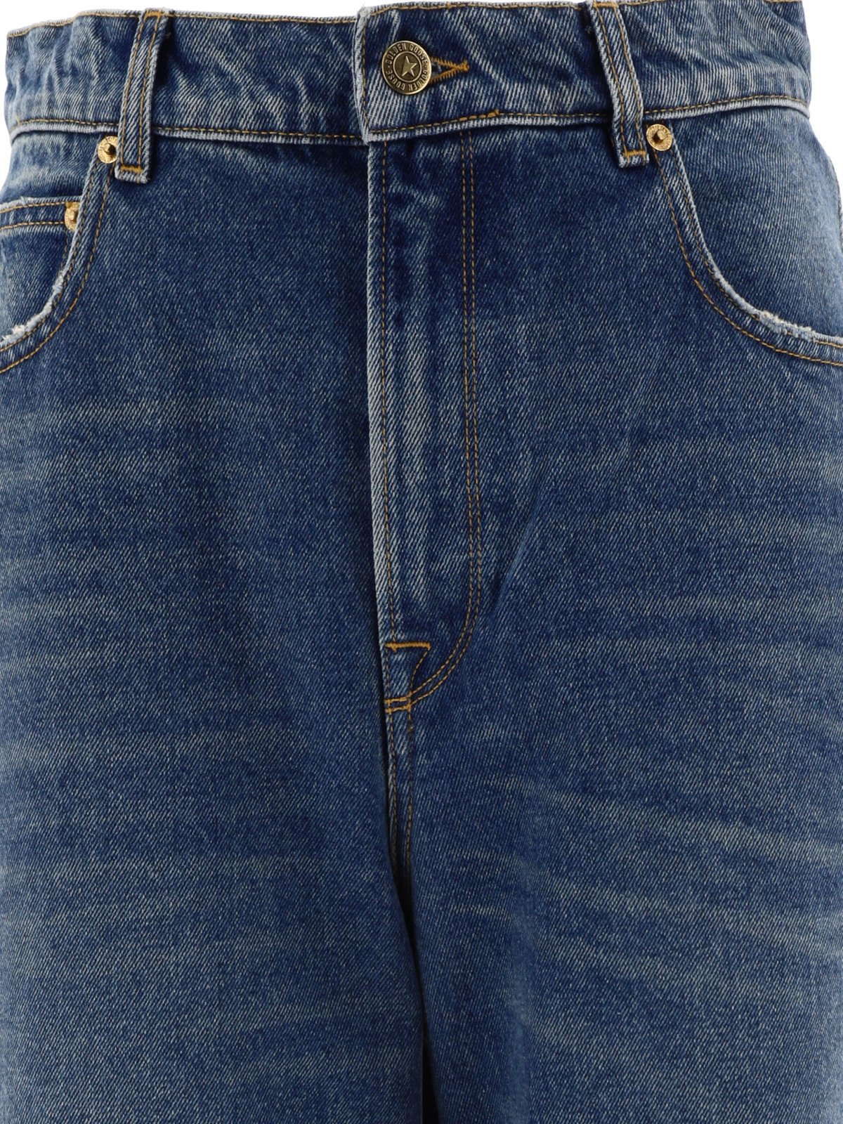 Golden Goose Deluxe Brand Kim Logo Patch Jeans