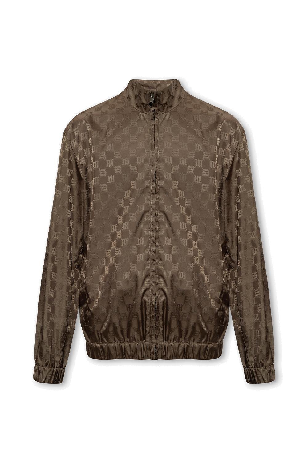 Misbhv Zip-Up Monogram Jacket