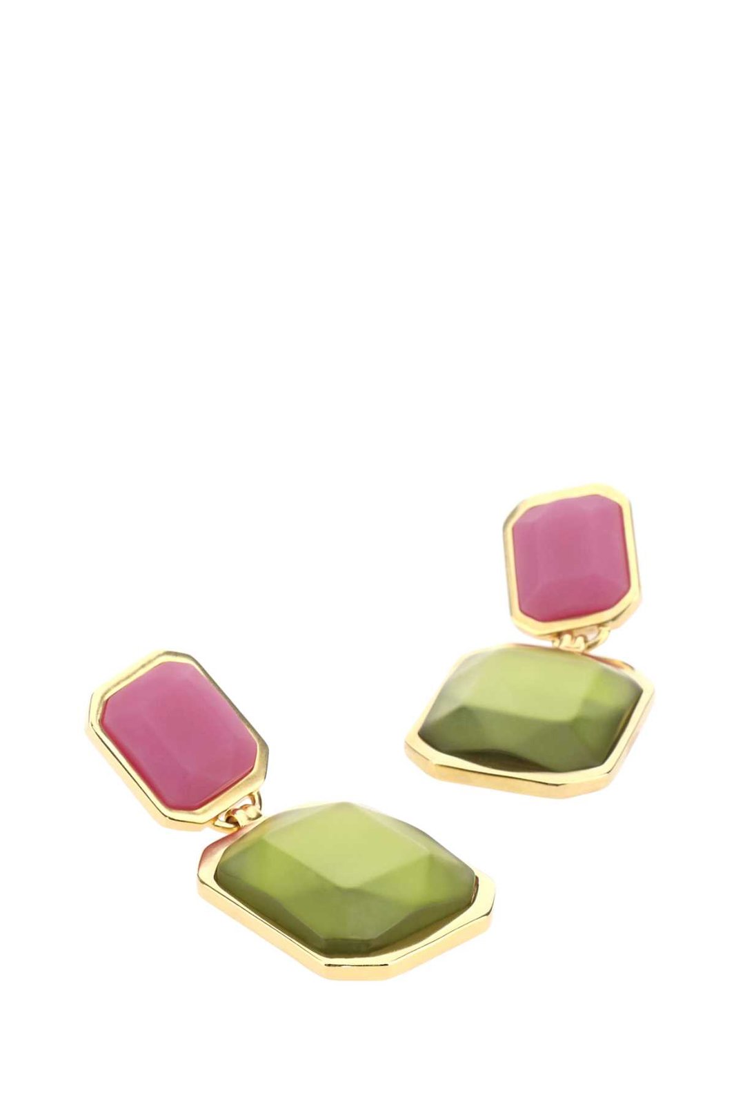 Saint Laurent Octagon Logo Engraved Earrings 3 Saint Laurent Octagon Logo Engraved Earrings