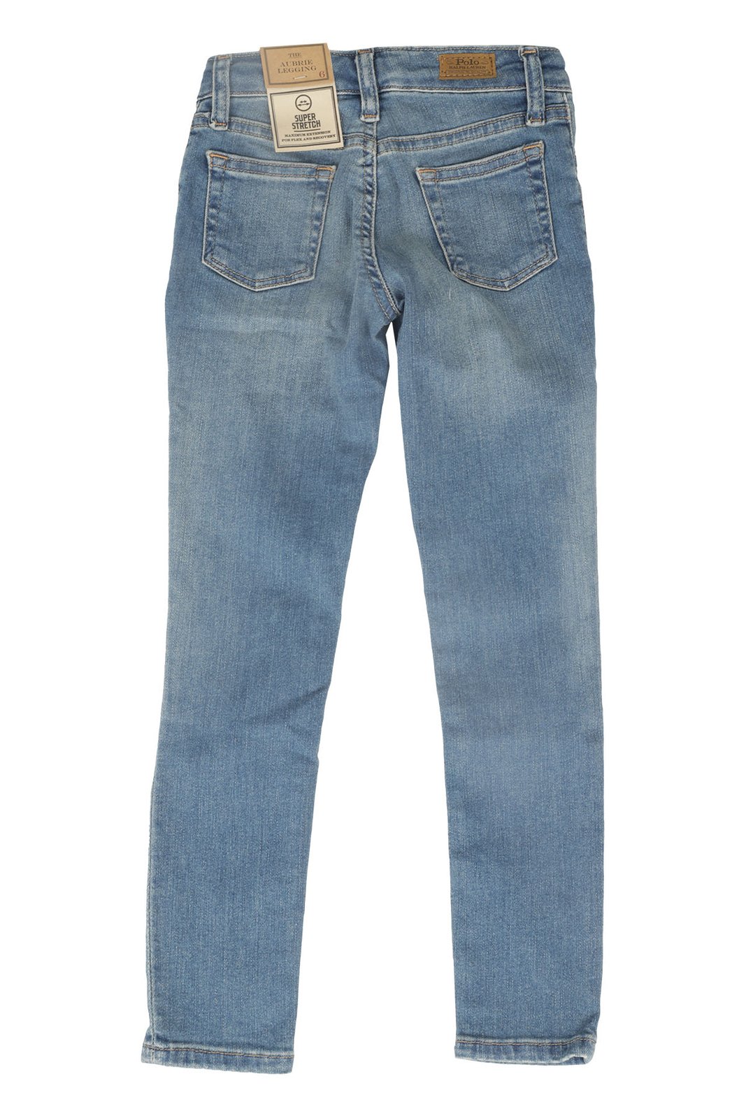 Polo Ralph Lauren Kids Logo Patch Straight Leg Jeans