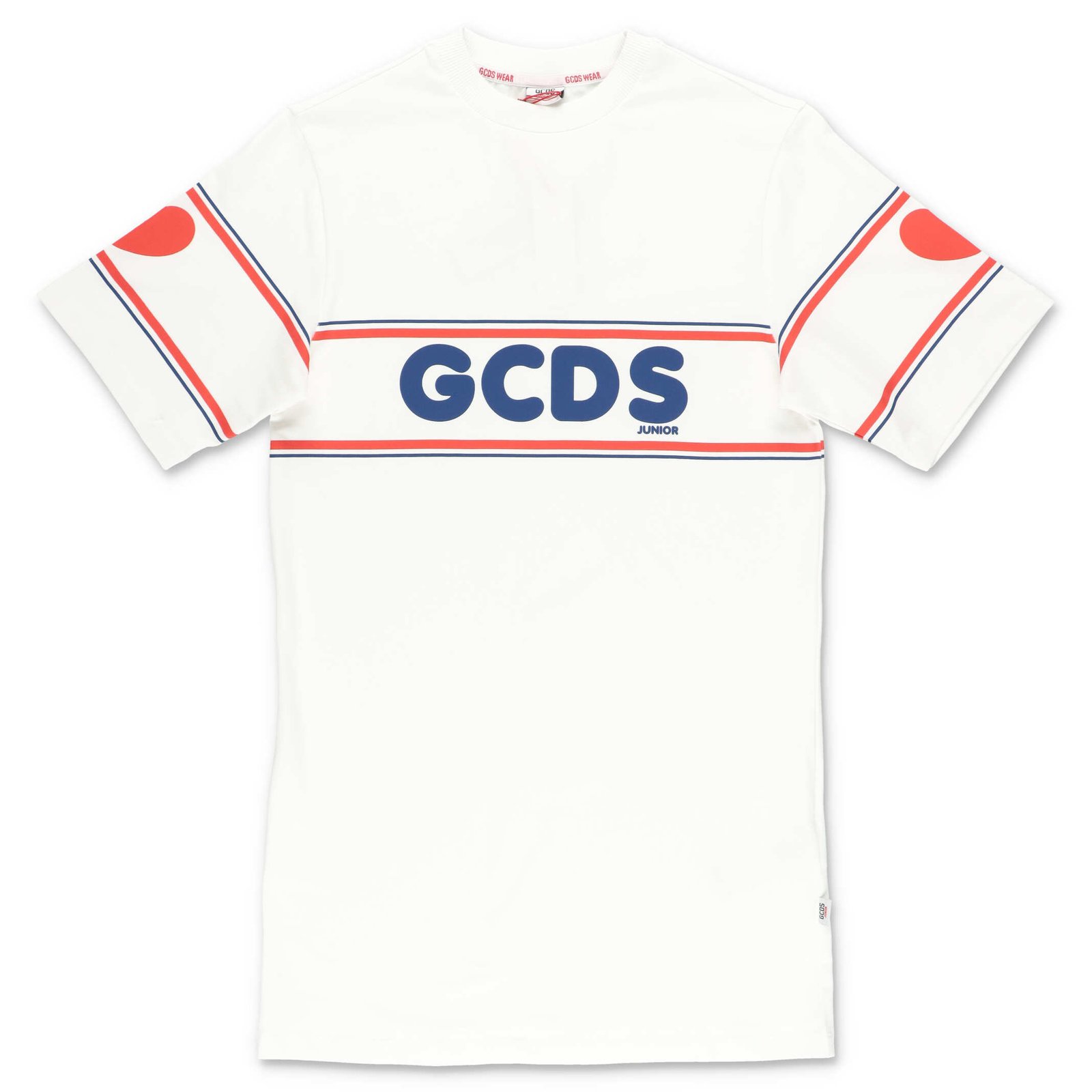 GCDS Kids Logo Printed Crewneck T-Shirt Dress