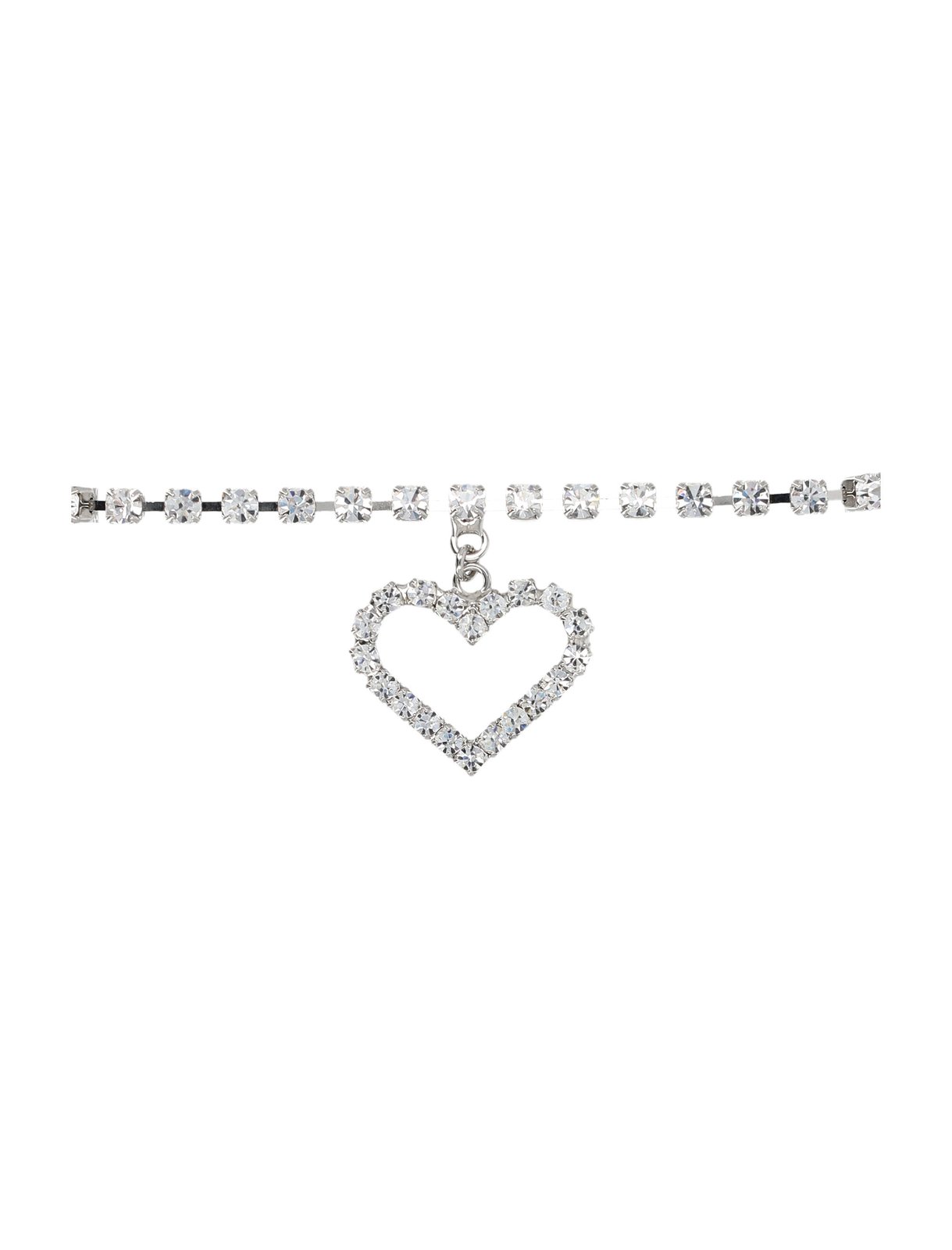 Alessandra Rich Hearts Pendant Necklace