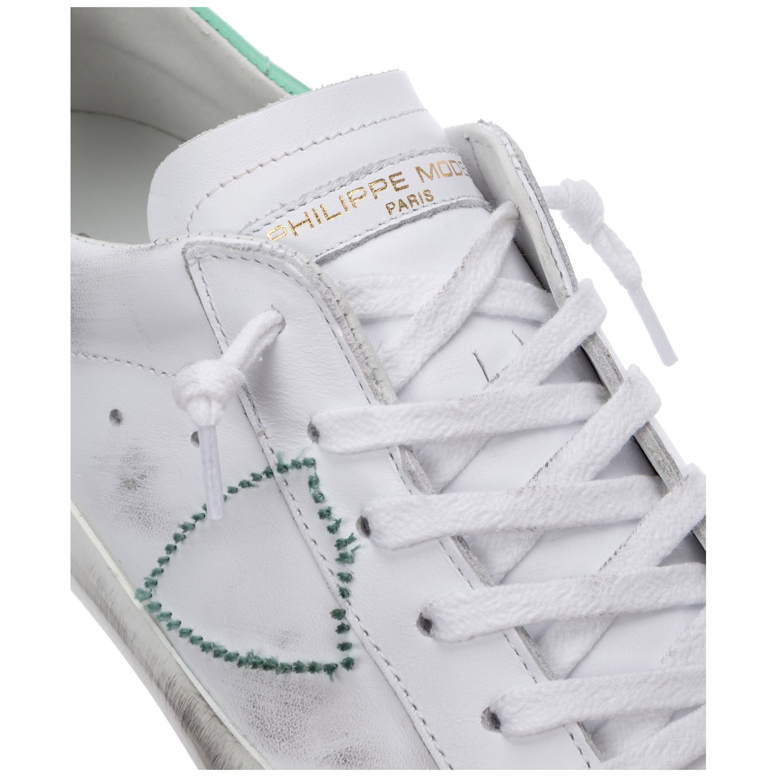 Philippe Model Paris Prsx Broderie Pop Lace-Up Sneakers