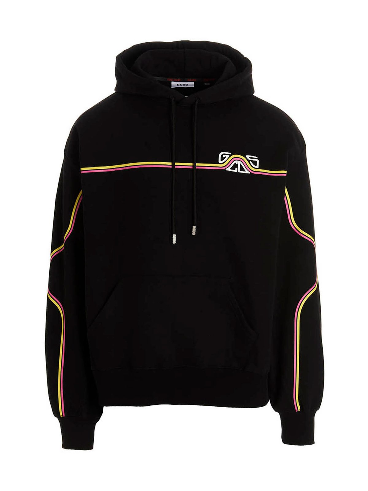 GCDS Logo Printed Drawstring Hoodie