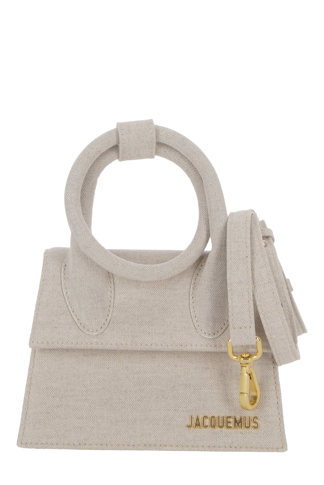 Jacquemus Le Chiquito Noeud Logo Plaque Tote Bag