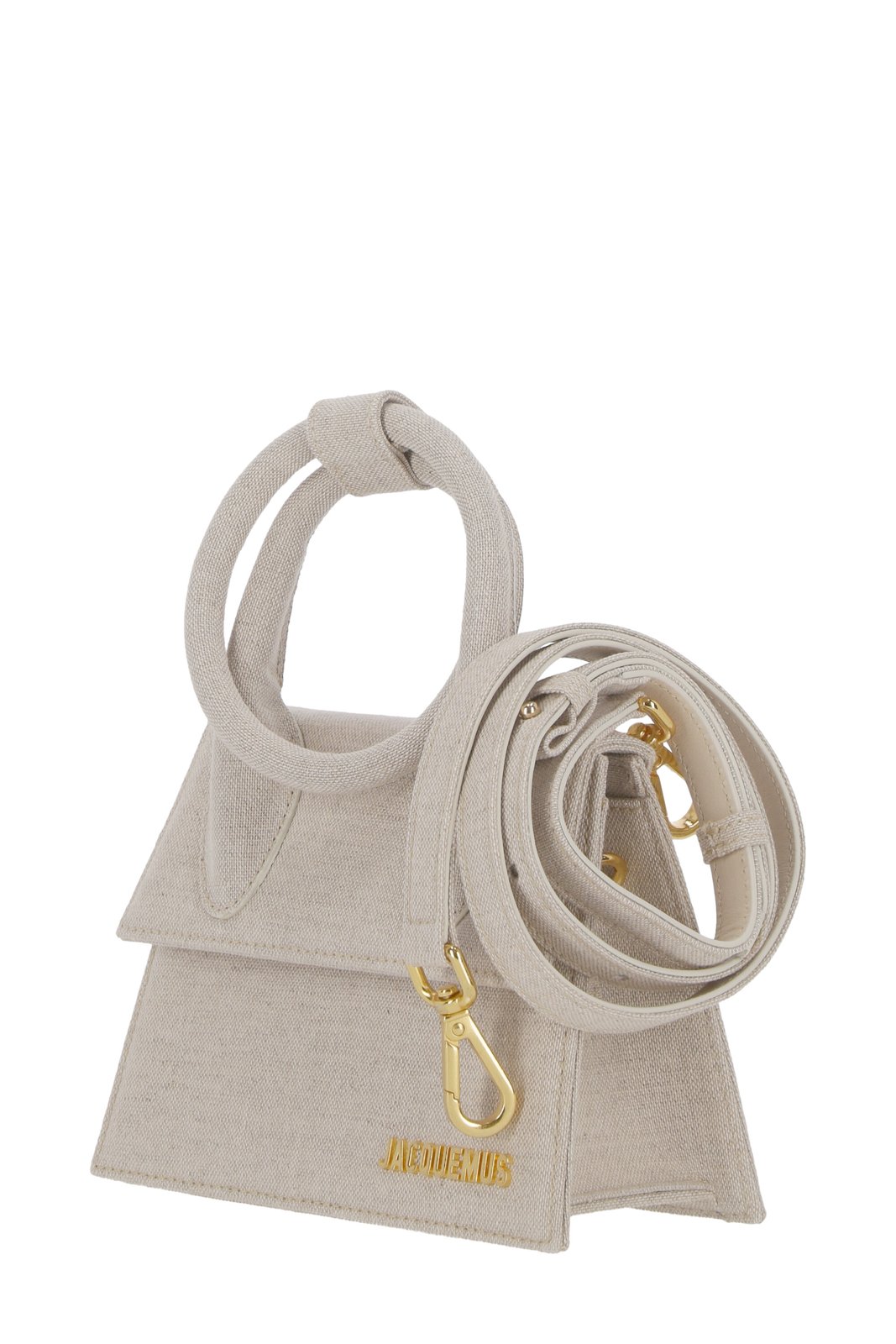 Jacquemus Le Chiquito Noeud Logo Plaque Tote Bag