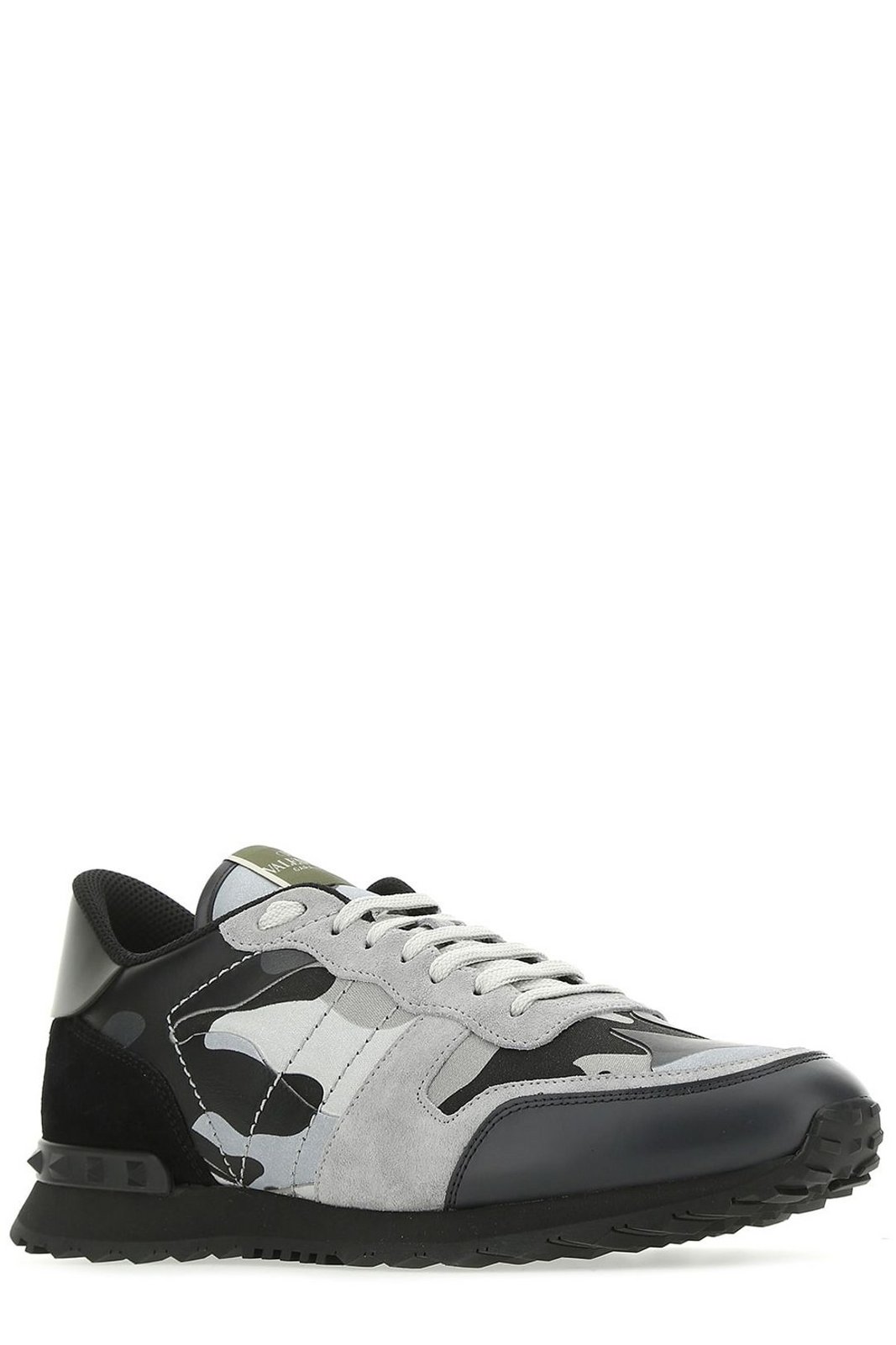 Valentino Garavani Rockstud Rockrunner Camouflage Lace-Up Sneakers