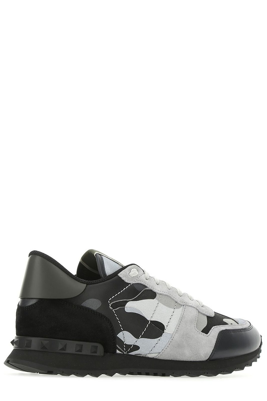 Valentino Garavani Rockstud Rockrunner Camouflage Lace-Up Sneakers