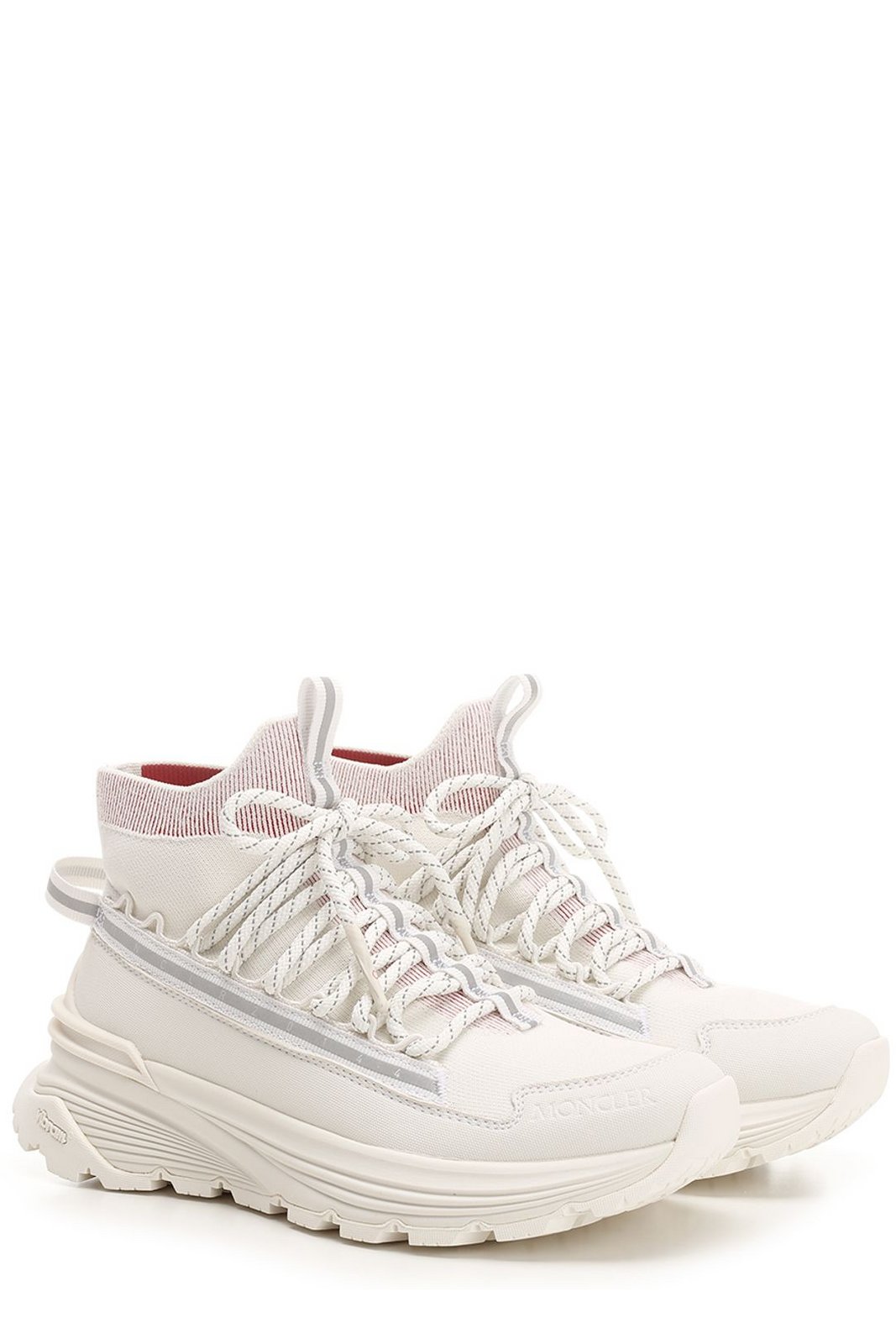 Moncler Monte Runner Knit High-Top Sneakers