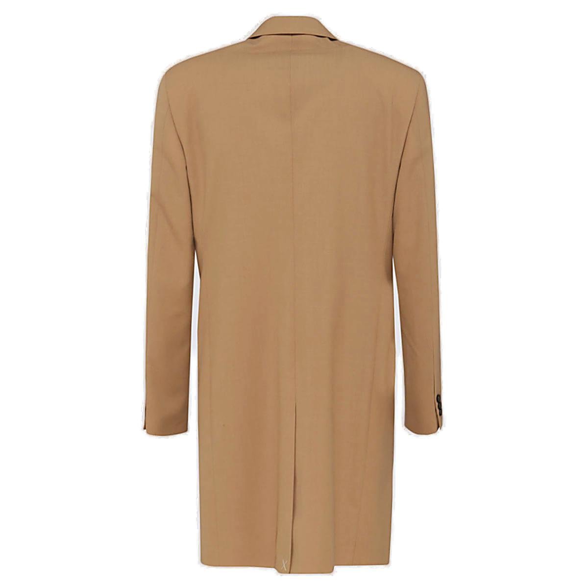 Off-White Ponte Single-Breasted Long-Sleeved Coat 1 Off-White Ponte Single-Breasted Long-Sleeved Coat