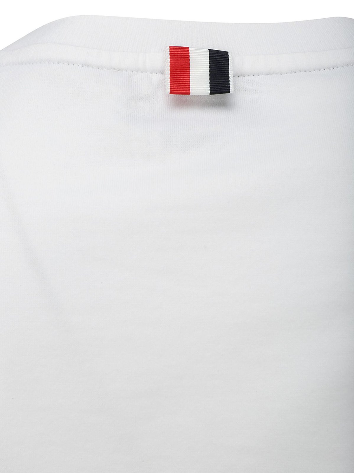 Thom Browne Logo Patch Crewneck T-Shirt