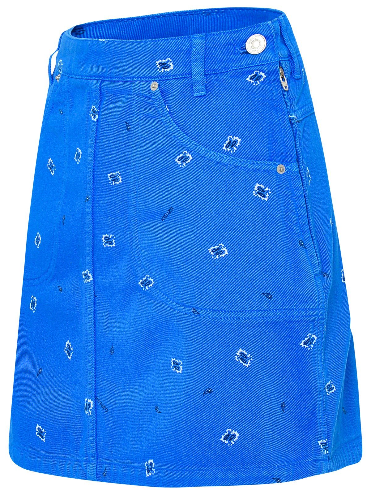 Kenzo Paisley Printed A-Line Mini Skirt 1 Kenzo Paisley Printed A-Line Mini Skirt