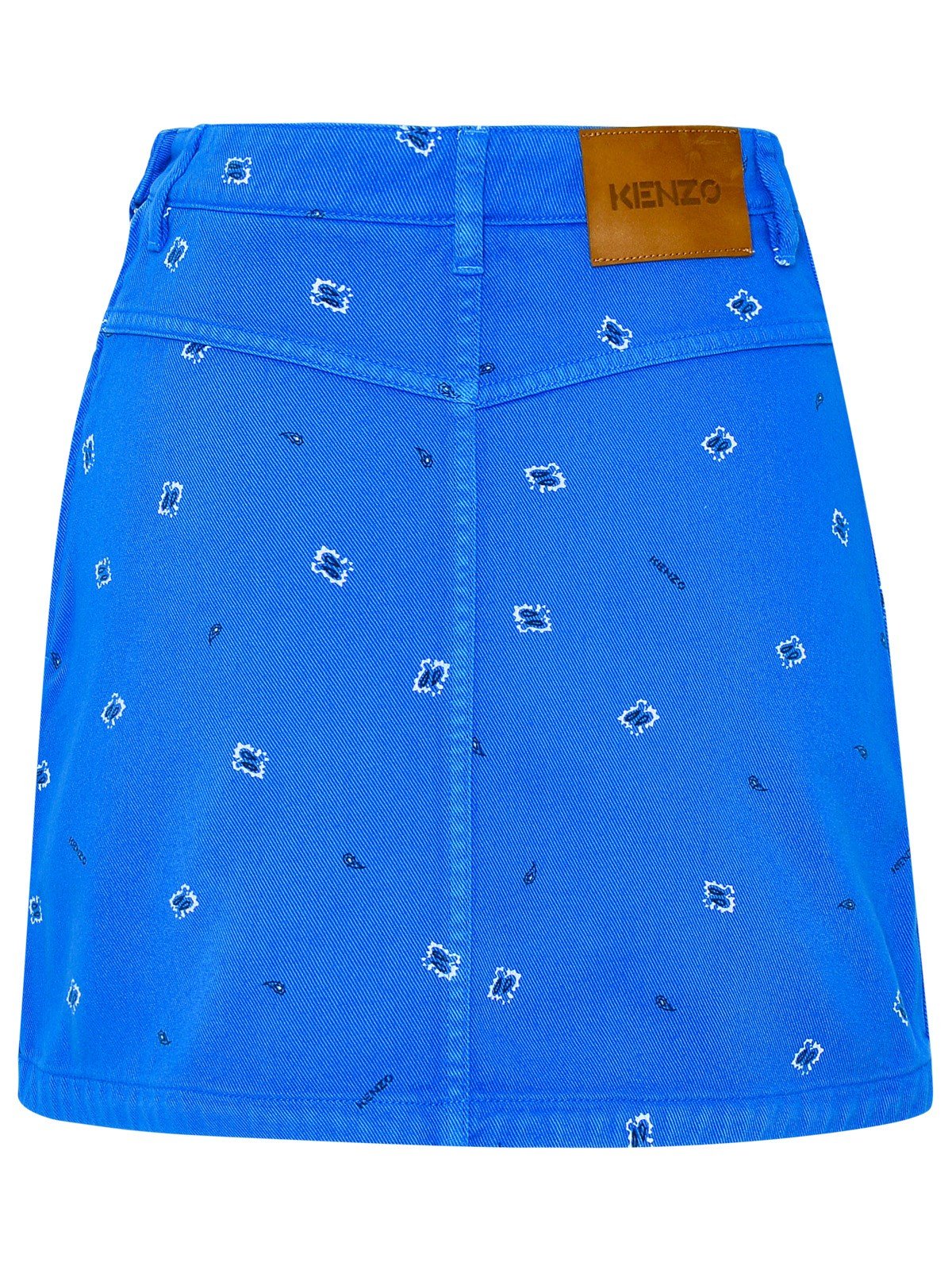 Kenzo Paisley Printed A-Line Mini Skirt 3 Kenzo Paisley Printed A-Line Mini Skirt