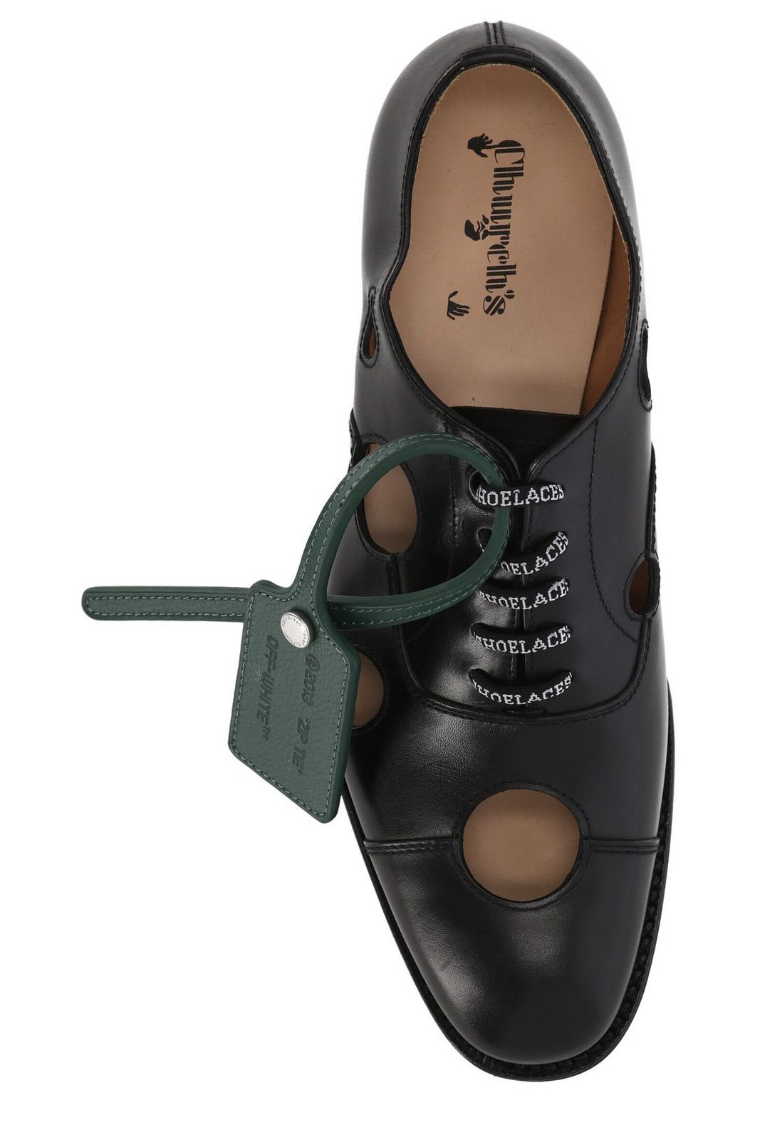 Off-White X Church's Meteor Almond Toe Oxford Shoes