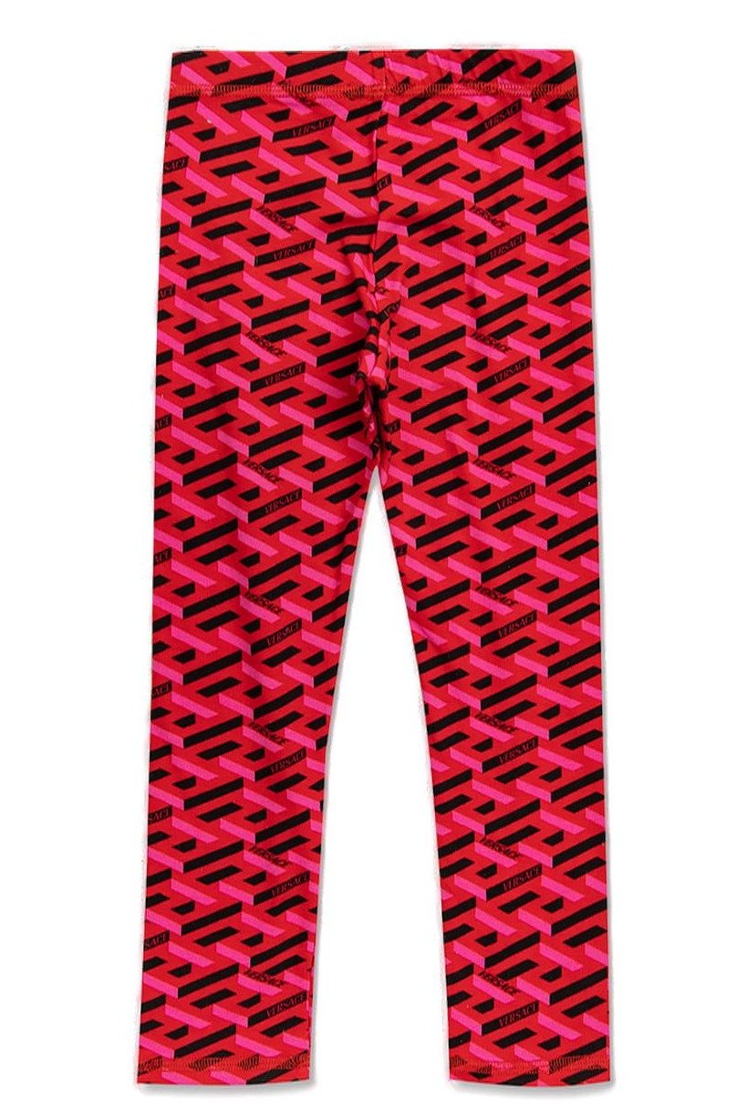 Versace Kids All-Over Printed Leggings