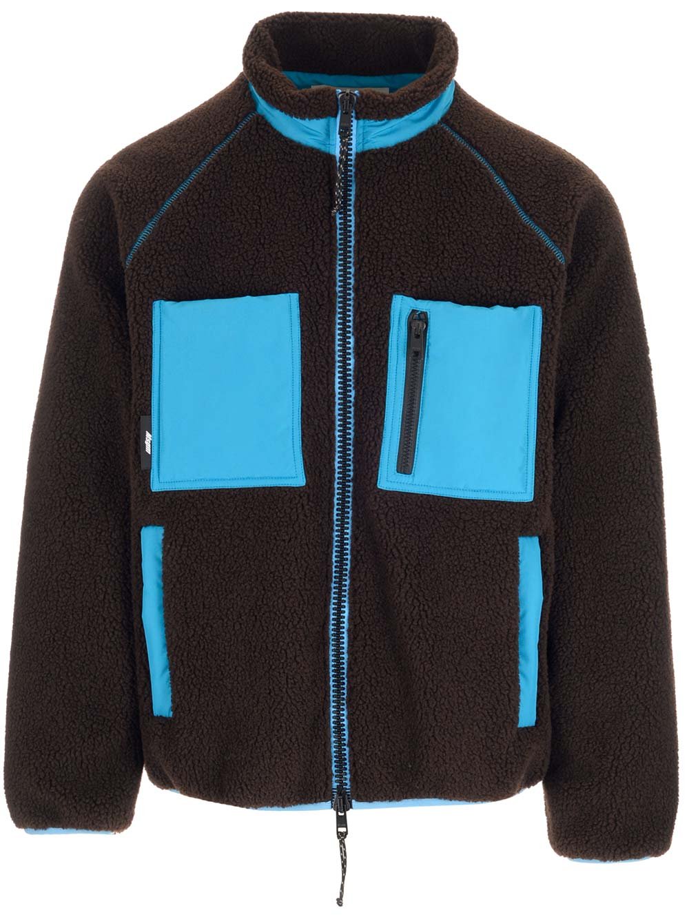 MSGM Logo-Patch Zipped Jacket