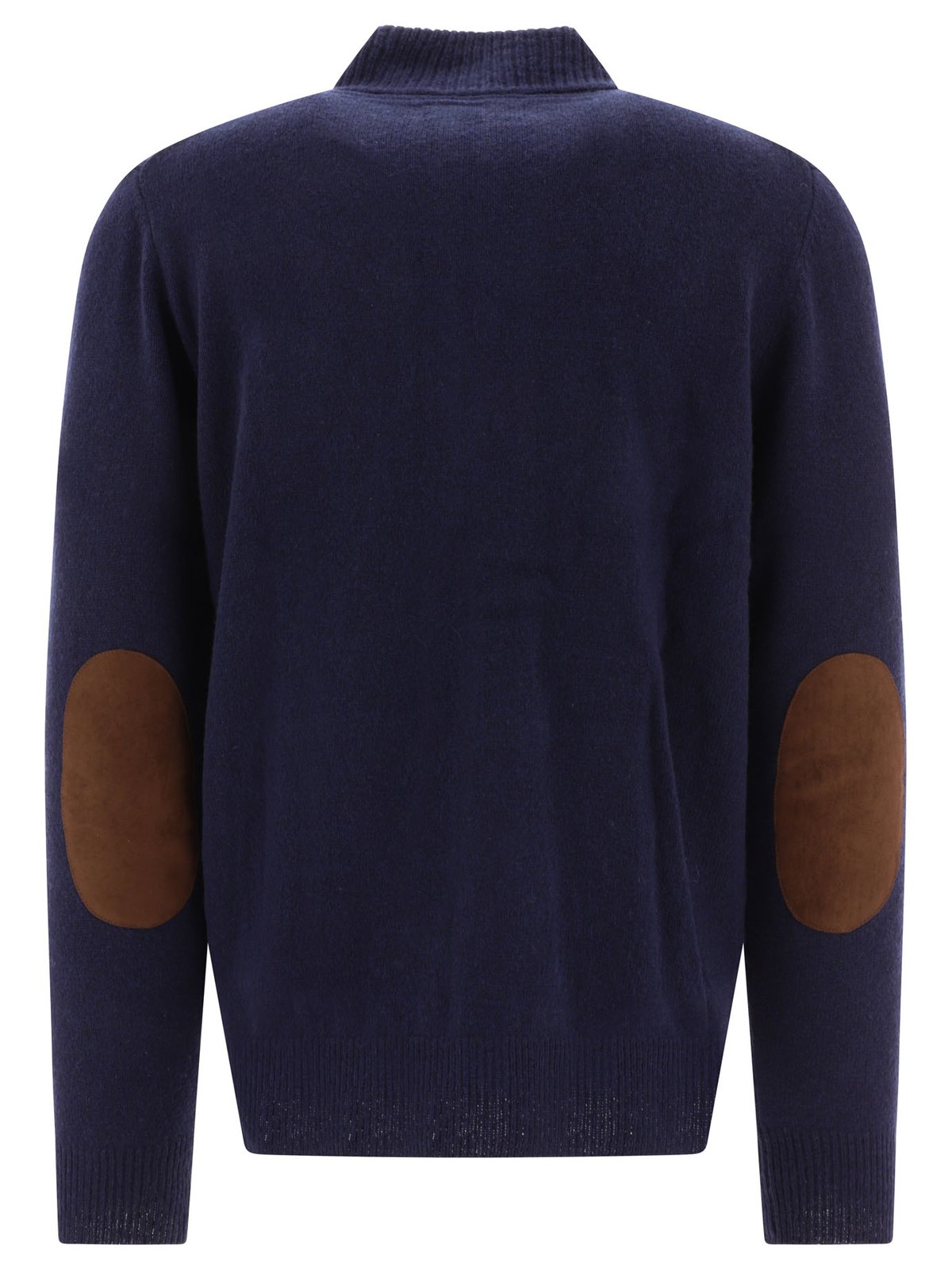 Barbour Logo Patch Button-Up Cardigan 3 Barbour Logo Patch Button-Up Cardigan