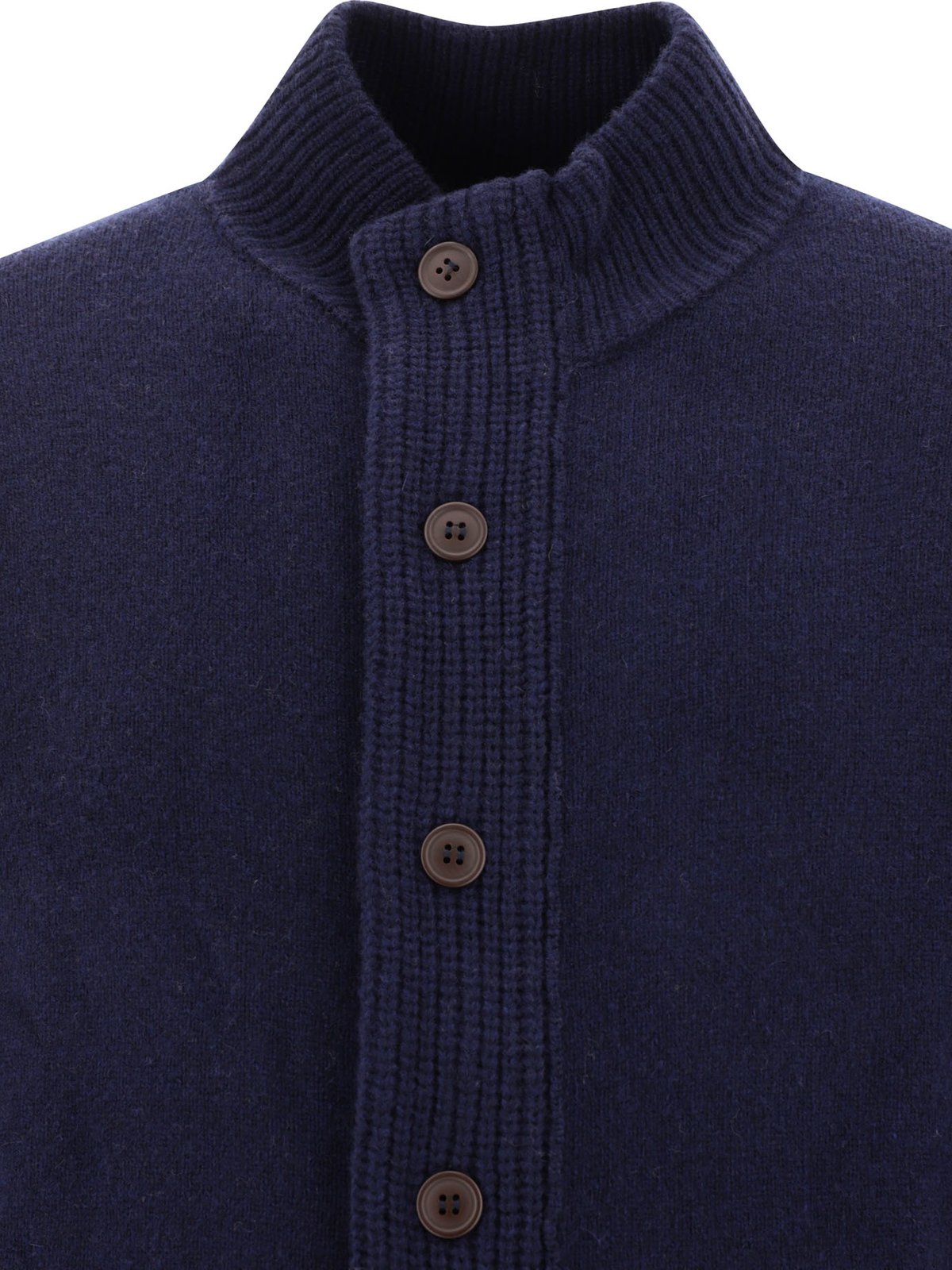 Barbour Logo Patch Button-Up Cardigan 4 Barbour Logo Patch Button-Up Cardigan