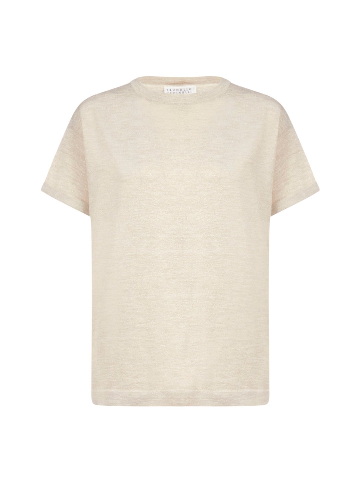 Brunello Cucinelli Short-Sleeved Crewneck Knitted T-Shirt