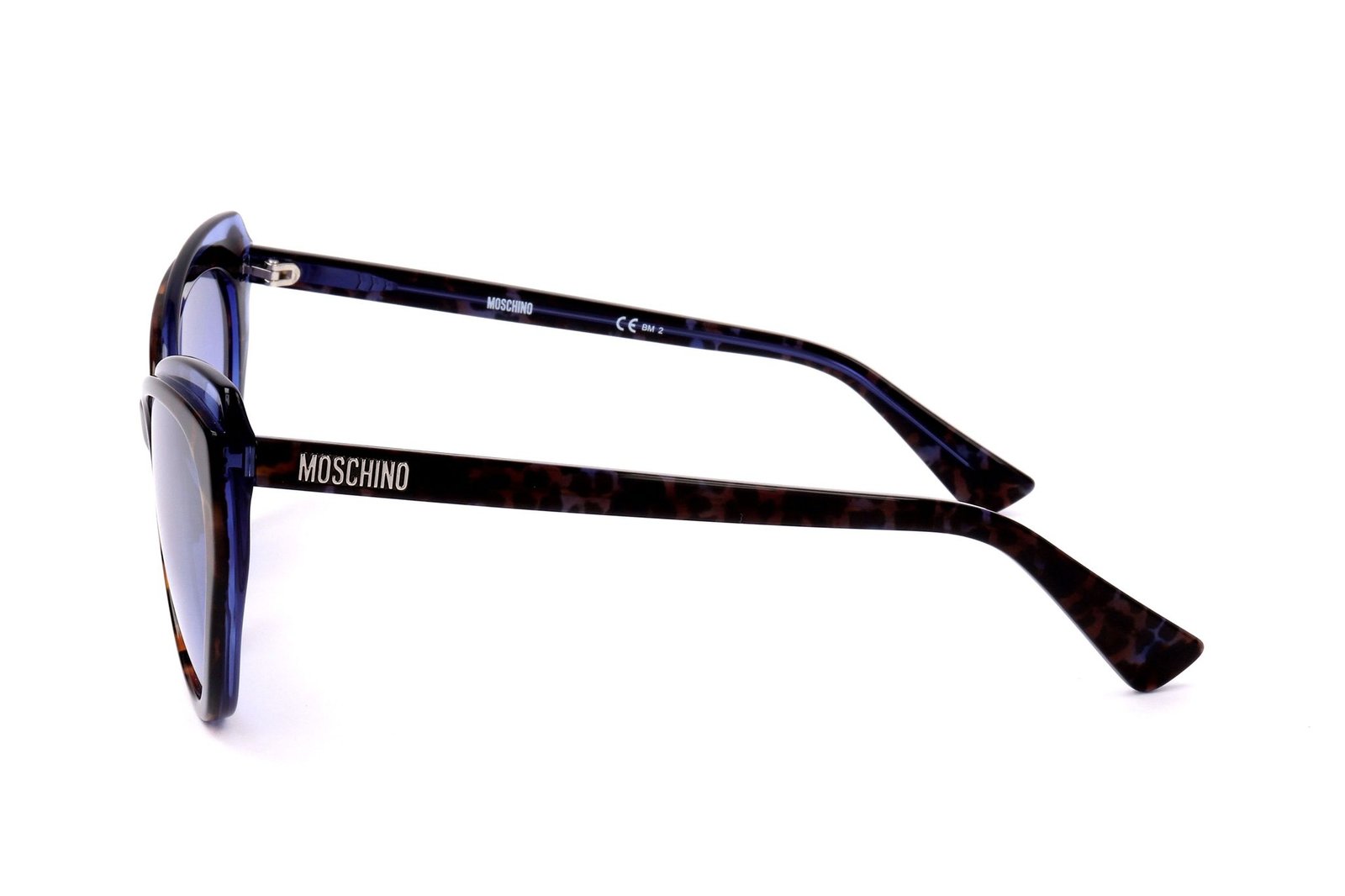 Moschino Eyewear Cat-Eye Frame Logo Plaque Sunglasses