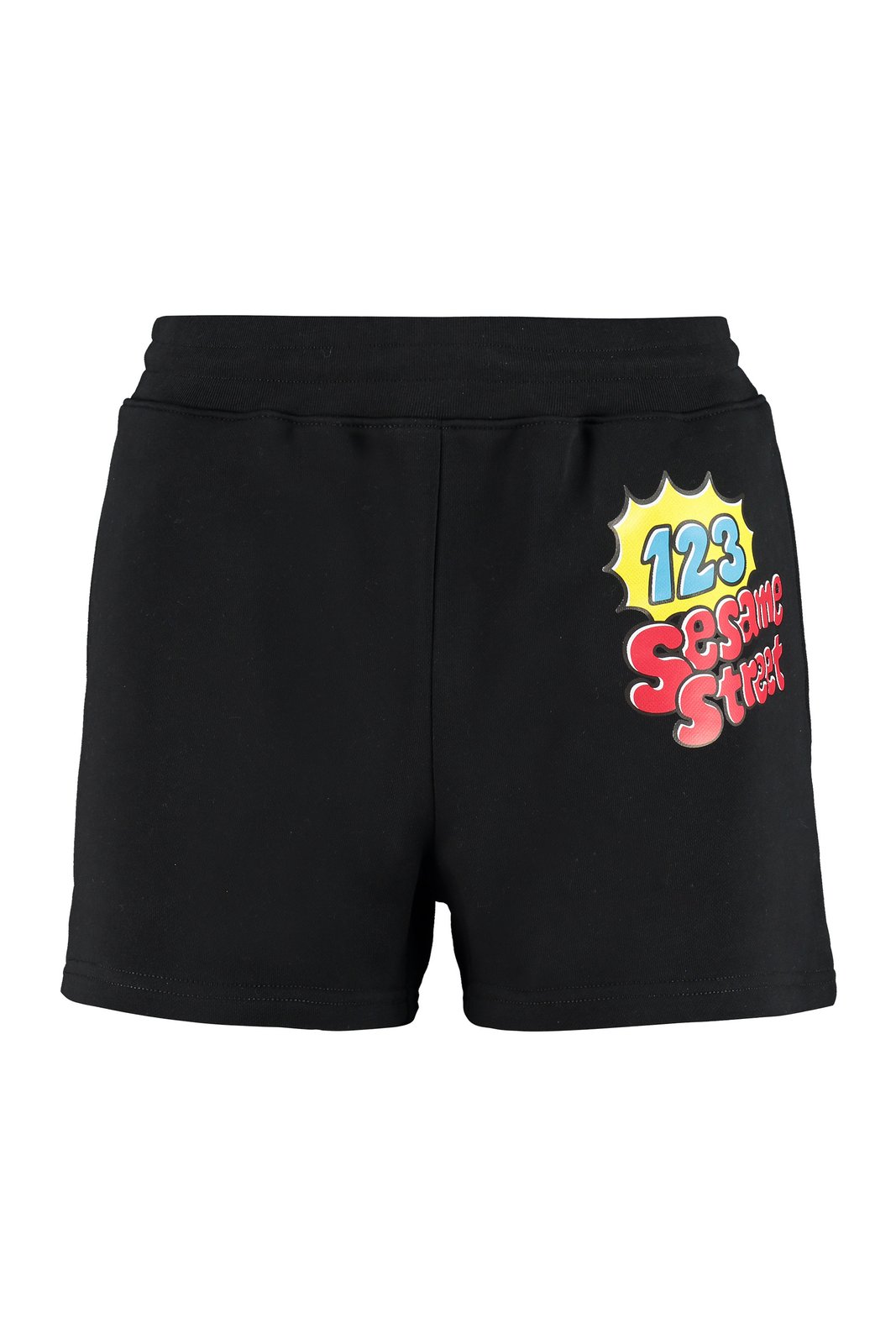 Moschino X Sesame Street Logo Print Shorts