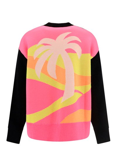 Palm Angels Palm Tree Intarsia Crewneck Sweater
