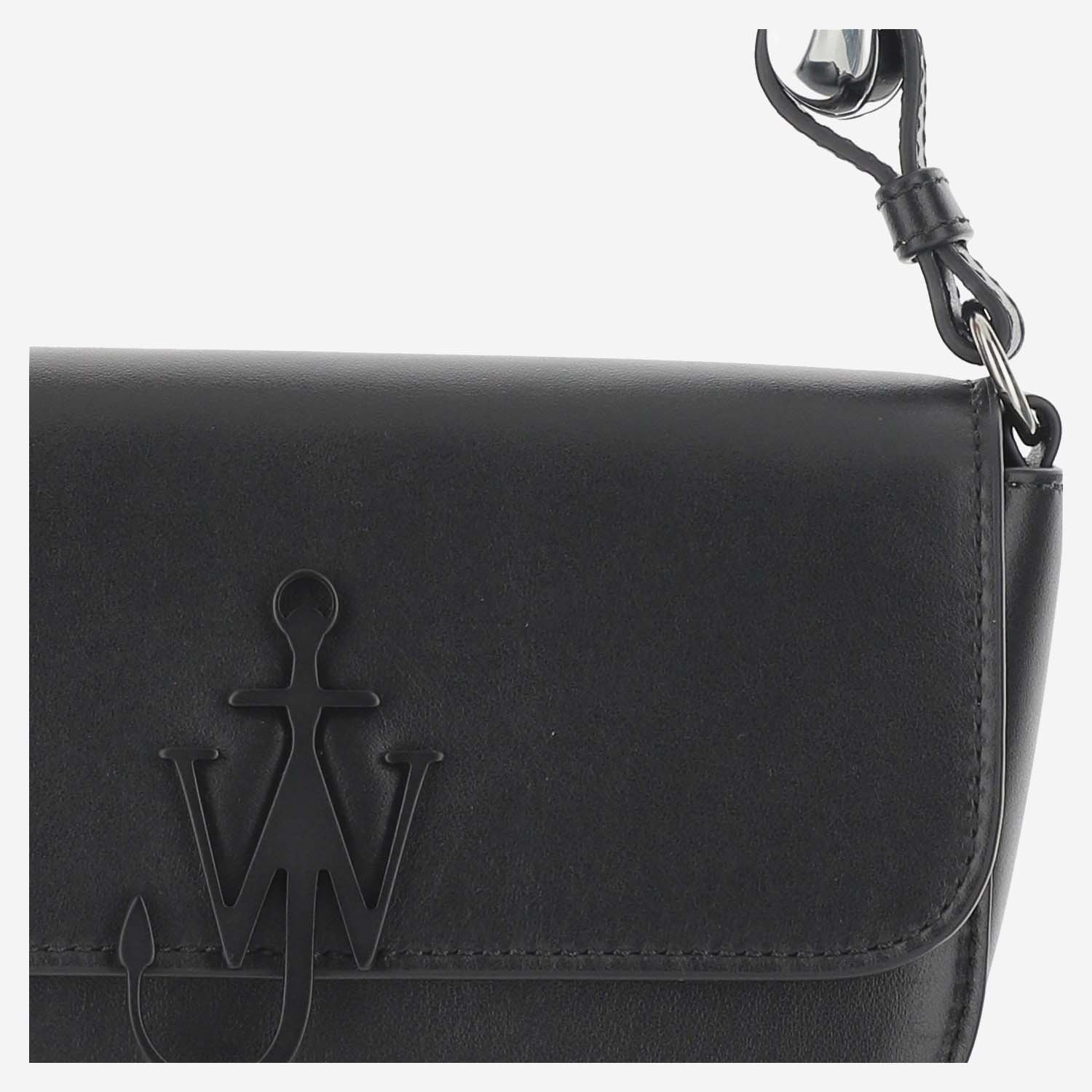 JW Anderson Logo Plaque Chain Detailed Shoulder Bag